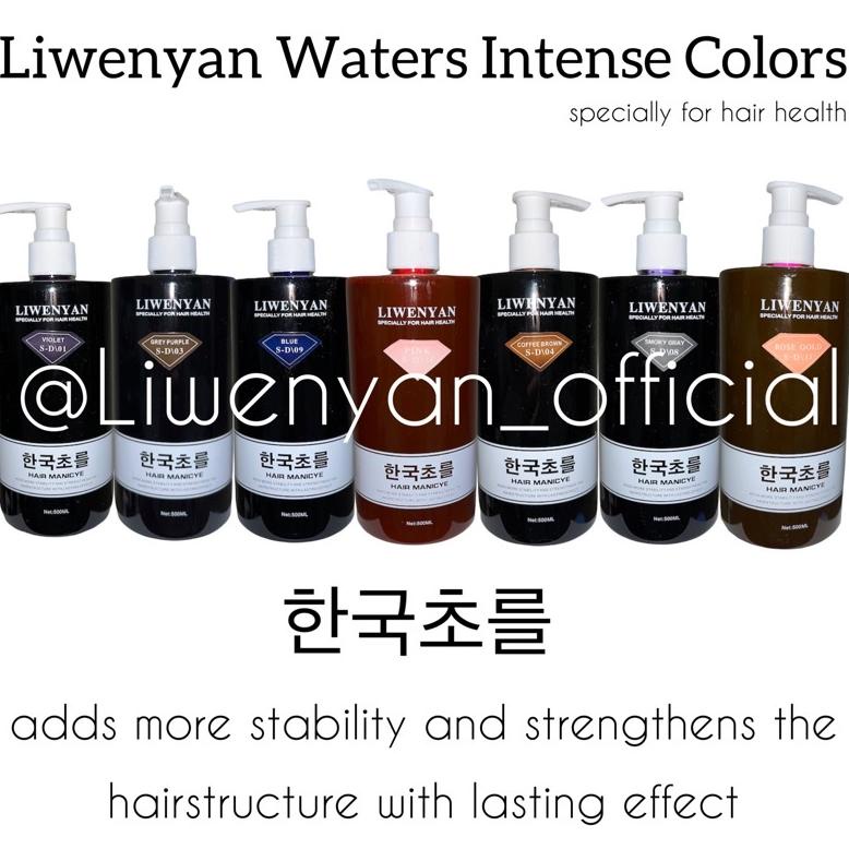 Ajk52 Liwenyan Intense Colors Shampo Silver / Shampoo Purple untuk memperbaiki keratin rambut .,,.,.