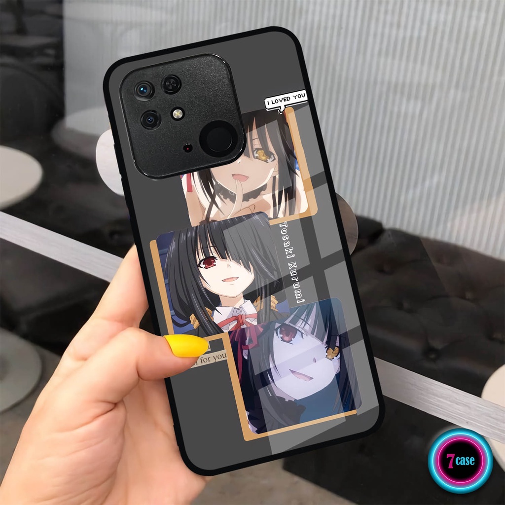 Urban Vc Case Kilau Glossy Xiaomi Redmi 10c | Casing Hp Redmi 10C | Motif Anime Girl Tokisaki Kurumi