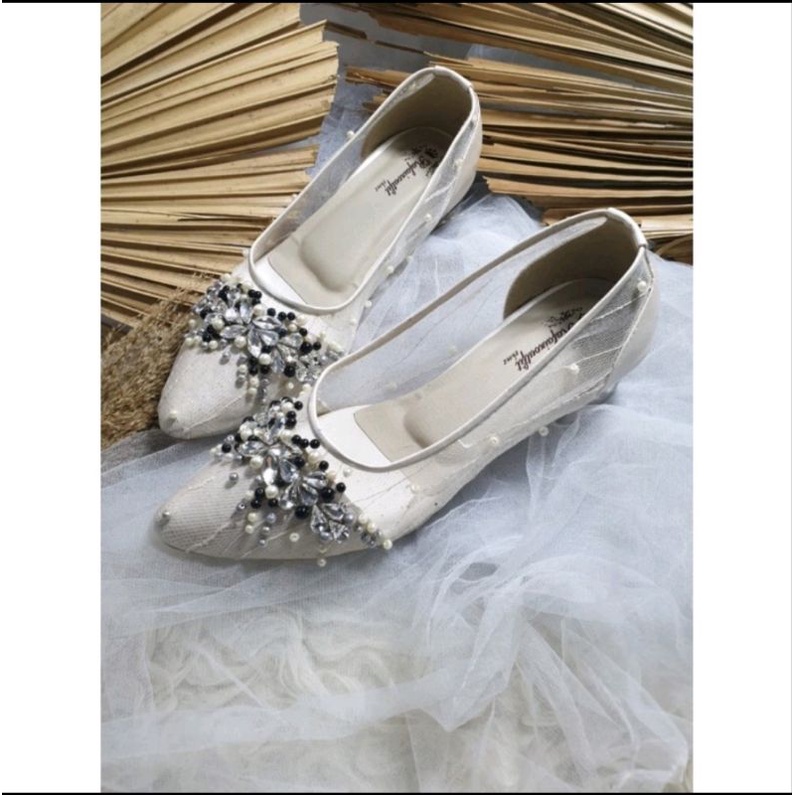 Wedding Shoes / Sepatu Dahlia Sepatu Cantik Hak 3 cm Rafaizaoutfit