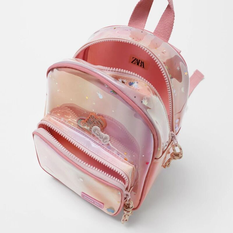 33195 Tas Ransel Mini Zra Kids Vinyl Backpack Import