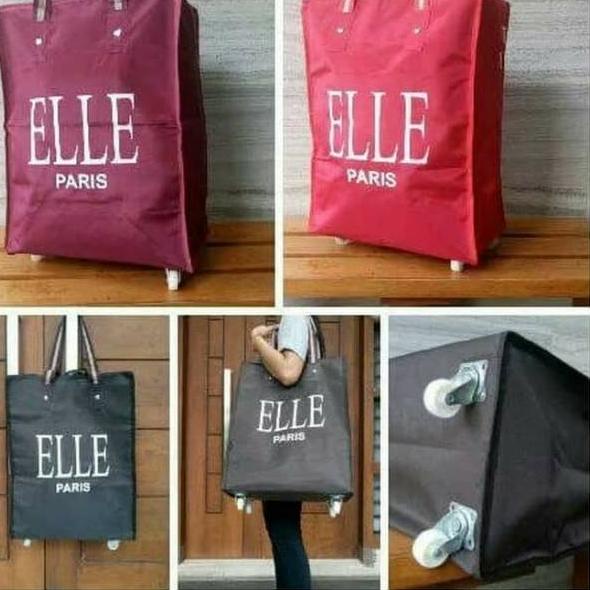 ❃ Tas belanja jumbo trolley Elle Paris/ shopping bag trolley Elle paris ✹