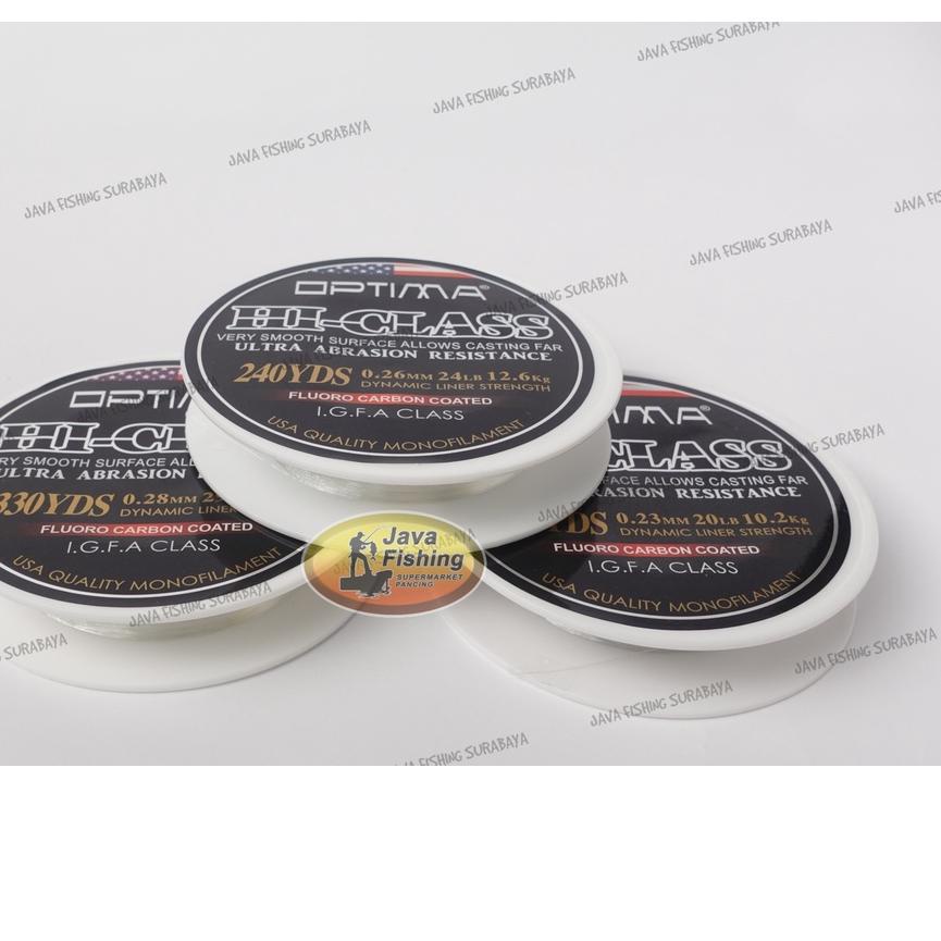 Discount☑️Senar Pancing Optima Hi Class Fluorocarbon Coated KEMASAN BARU