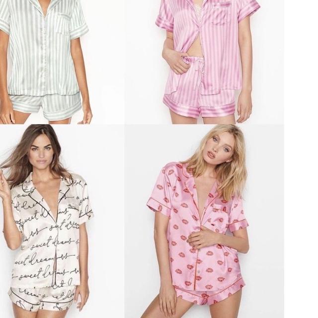 ✵ VS One Set Top & Short Pants Satin ☋