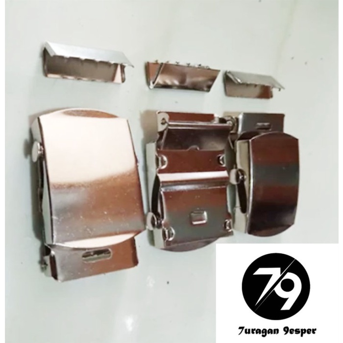 Gesper Kepala Sabuk Sekolah Import / Kepala Roda 3,5cm