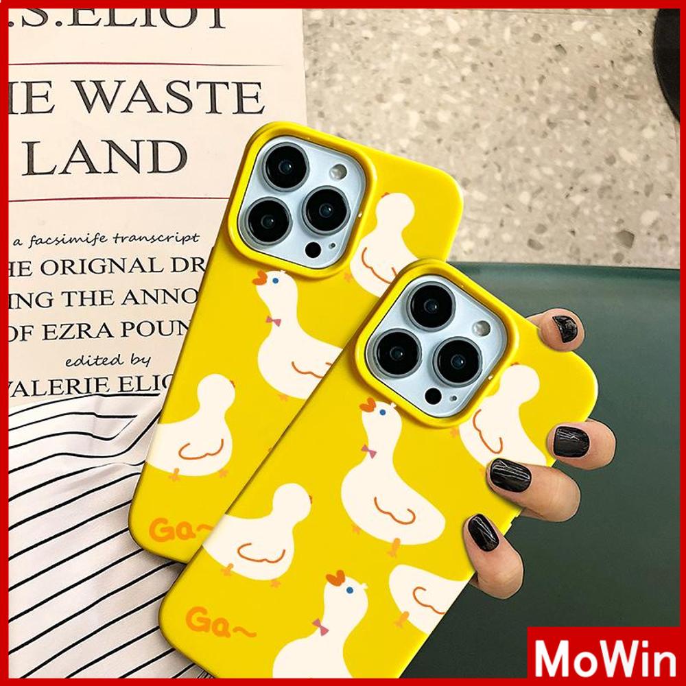 For iPhone 14 Pro Max iPhone Case Yellow Glossy TPU Soft Case Camera Protection Shockproof Cartoon Cute Compatible with iPhone 13 Pro max 12 Pro Max 11 xr xs max 7Plus 7 8