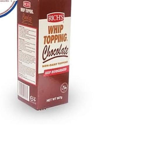 

➨ Rich's Whip Topping Chocolate 907gr ℮