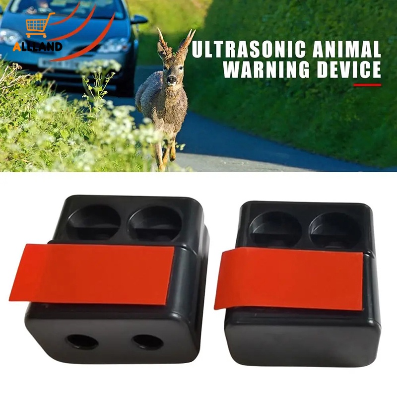 2pcs/set Mobil Self Adhesive Physical Ultrasonic Animal Sirens/Otomotif Outdoor Anti-Tabrakan Deer Repeller/Perangkat Siaga Keselamatan Kendaraan Universal