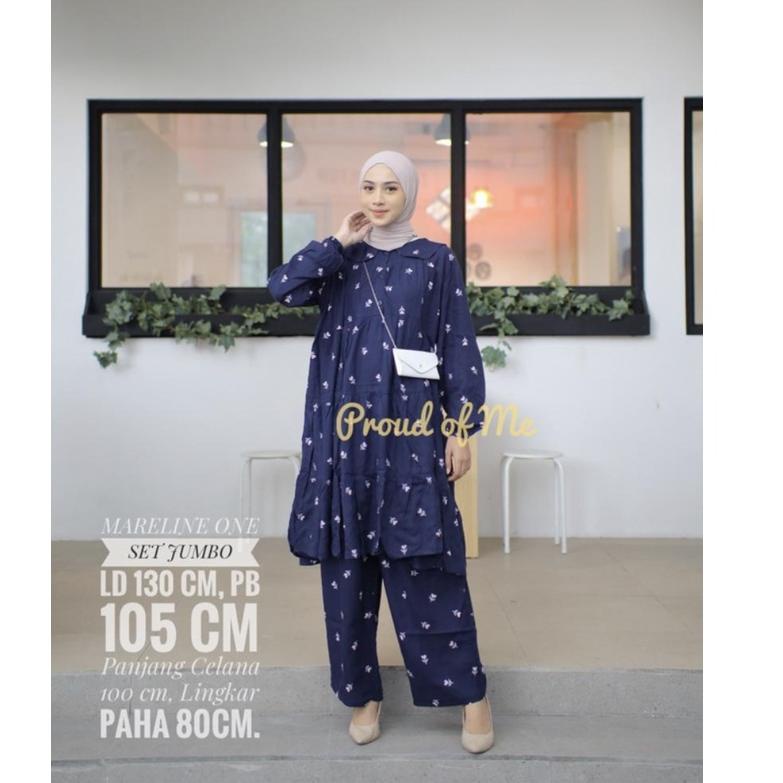 TERPERCAYA ONE SET JUMBO LD 130CM SETELAN JUMBO BUSUI FRIENDLY SETELAN PIYAMA JUMBO PAJAMAS JUMBO BA
