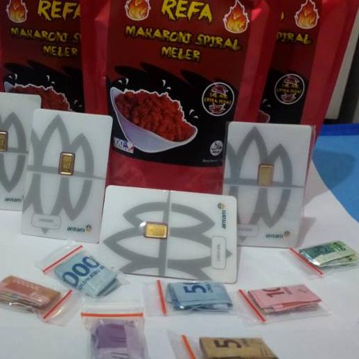 

♕ Refa Snack Berhadiah Uang dan Emas / Snack Zaman Now/ promo / new / Snack Makaroni ❀