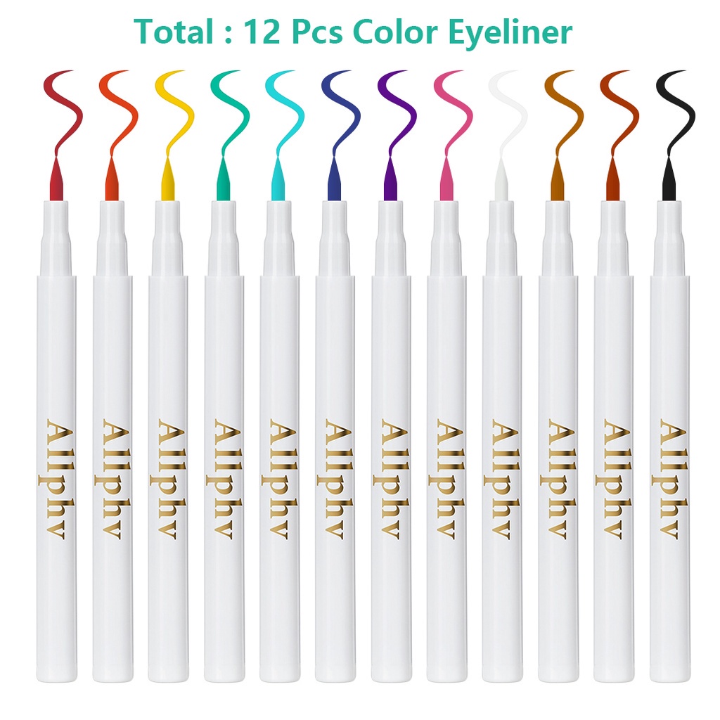 CSP087 - HANDAIYAN ALLPHV Rainbow Color Warna Eyeliner Spidol Waterproof Make Up