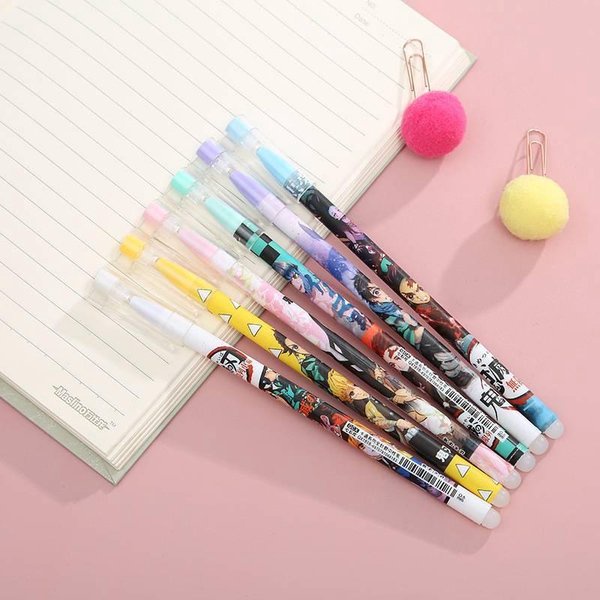 Pulpen gel karakter Anime dan Unicorn 1 pcs