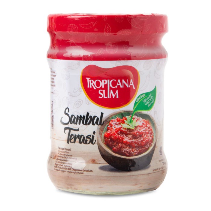 

Terlaris ✨ -Tropicana Slim Sambal Terasi 200gr2.2.23