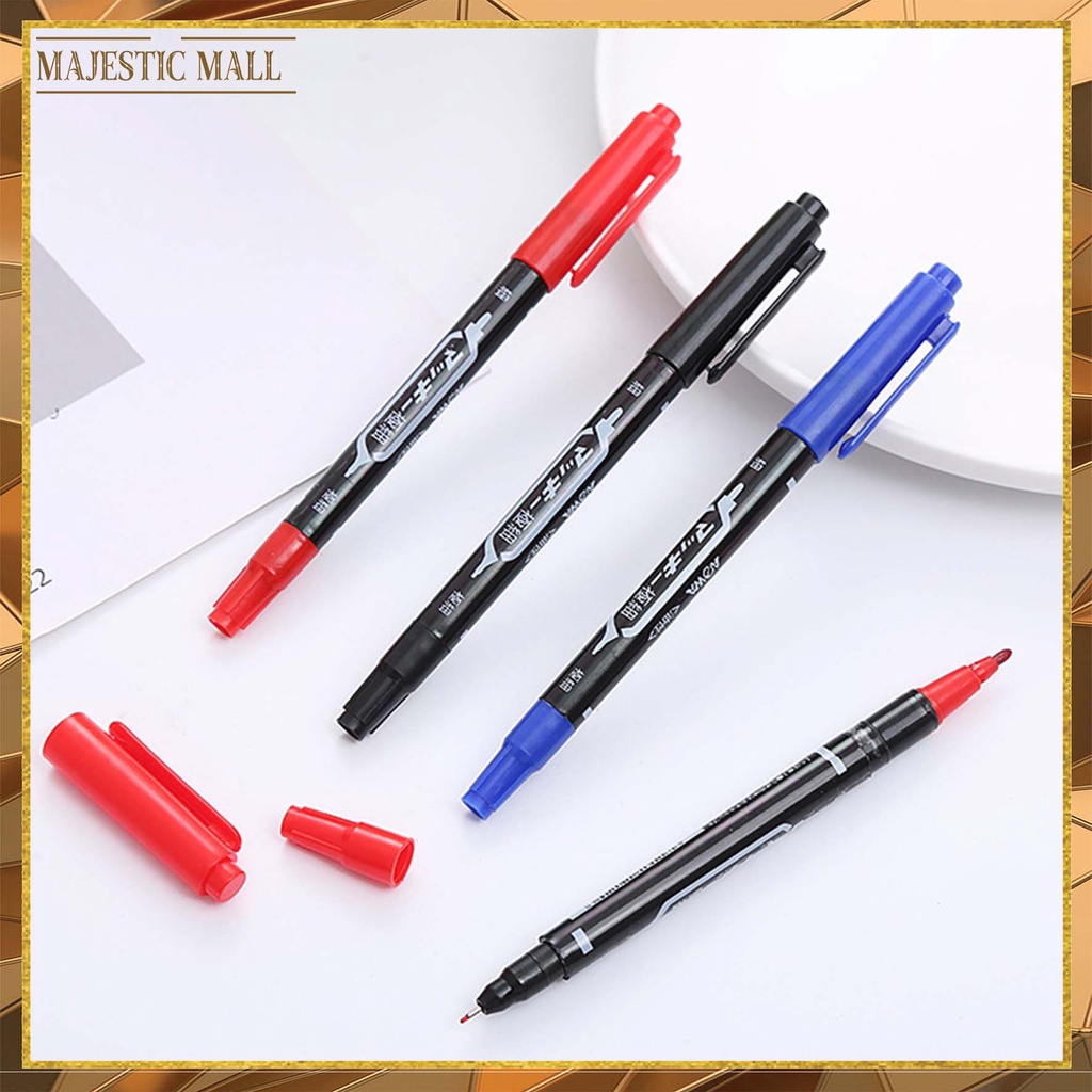 

Pulpen Spidol 2 in 1 Pena Marker Dua Fungsi Dual Tip Import COD 892