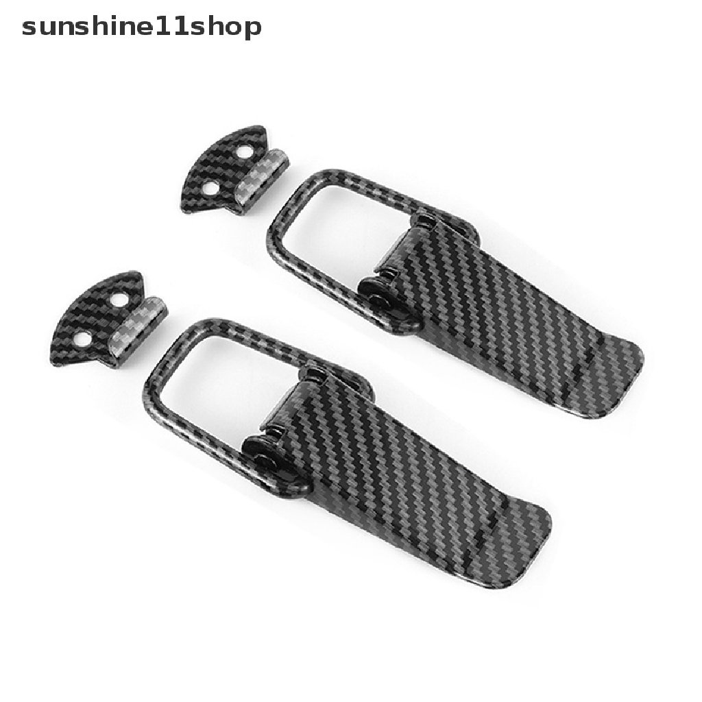 Sho 2Pcs Klip Pengikat Pengait Pengaman Universal Lock Clip Kit Pengait Pelepas Bumper N