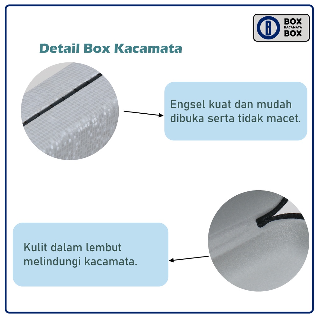 Box Kacamata Cepuk Magnet / Tempat Kacamata Motif Mozaik Abstrak / Box Frame dan Sunglasses D4