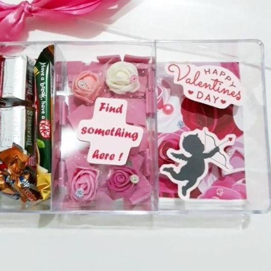 

➩ Valentine Chocolate 'Surprise' Gift Box 2 / Hadiah Cokelat Valentine Unik Pacar dan Teman ♗