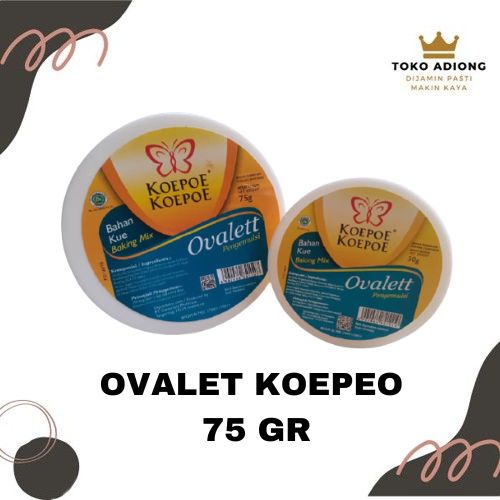 

OVALET KOEPOE 75GR / pelembut kue / pengembang kue