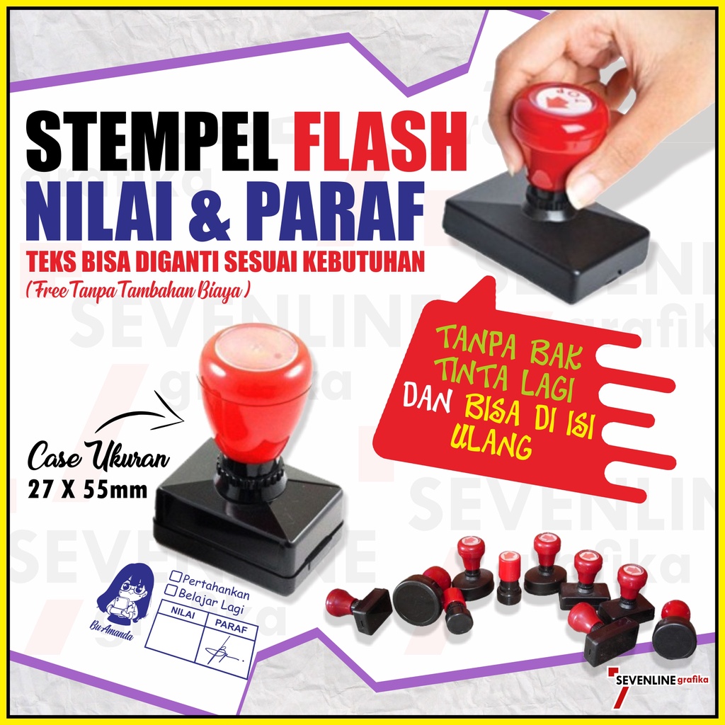 

Stempel Nilai dengan Paraf Guru 2755