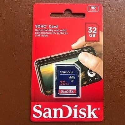 SanDisk SDHC Card / SD Card Class 4 - 32GB