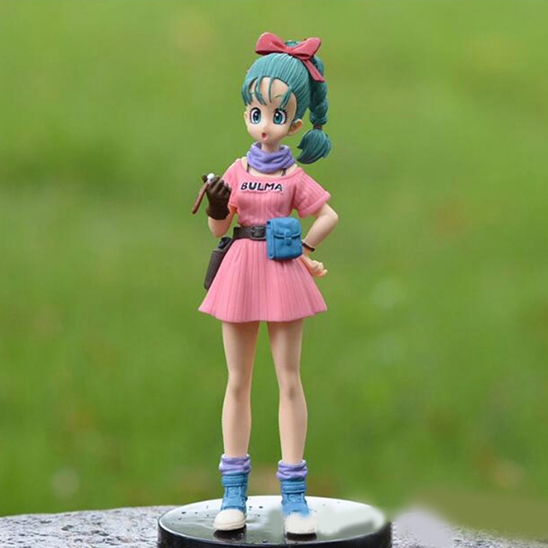 18 cm Anime Dragon Ball Z Bulma Angka Kawaii Gadis Figurine PVC Action Figure Koleksi Patung Hadiah Mainan Untuk Anak