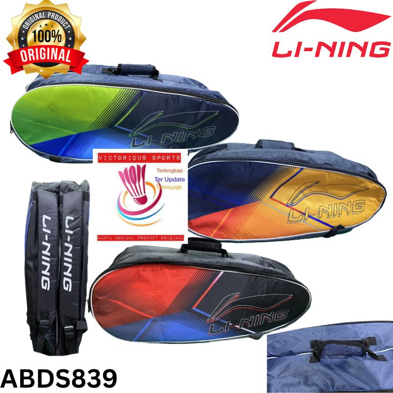 TAS LINING BADMINTON BULUTANGKIS LINING ABDS839 ABDS 839 ORIGINAL