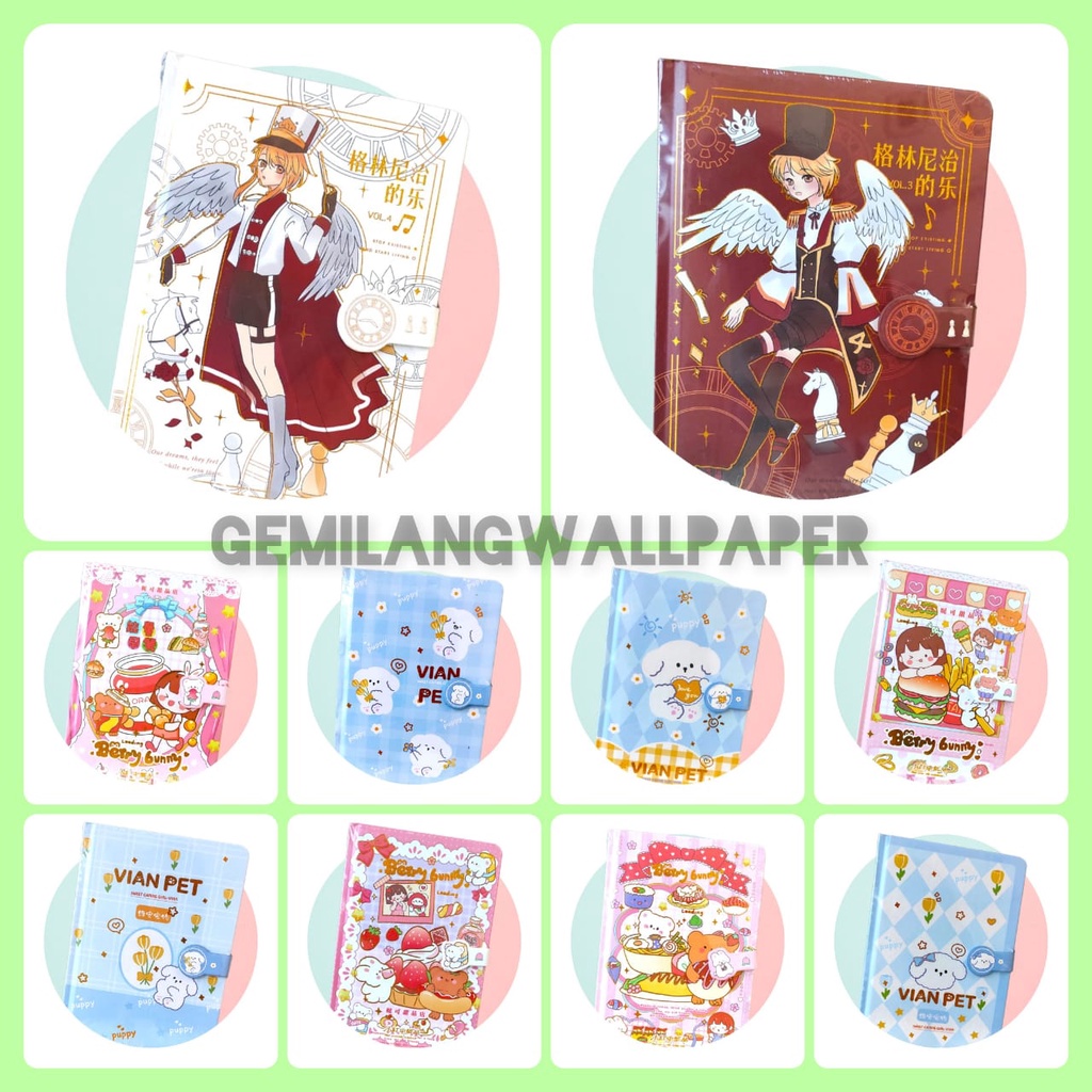 

DIARY MAGNET HARDCOVER HANDBOOK | NOTEBOOK | BINDER NOTEBOOK LUCU | CARTOON DIARY | MINIBOOK | MEMO KECIL | BUKU MEMO LUCU | MEMO | JOURNALING BOOK | SCRAPBOOK MOTIF KARTUN ALA KOREA | BUKU CATATAN ANIME KARTUN- GEMILANGWALLPAPER