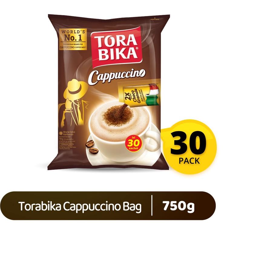 

✿ Torabika Cappuccino Bag 30 Sachet @25 Gr ♫