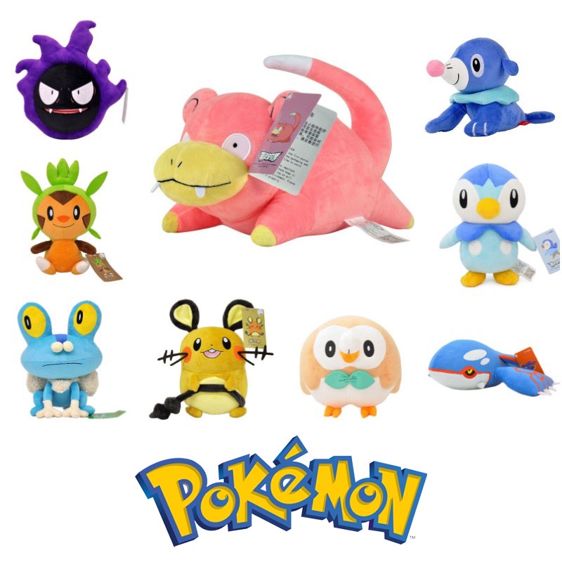 Kualitas Tinggi Dedenne Gastly Rowlet Piplup Mainan Mewah Xmas Stuffed Dolls