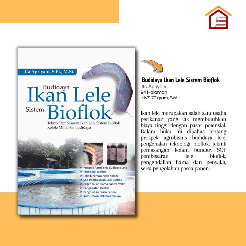 Buku Budidaya Ikan Lele Sistem Bioflok: Teknik Pembesaran Ikan Lele Sistem Bioflok Kelola Mina Pembu