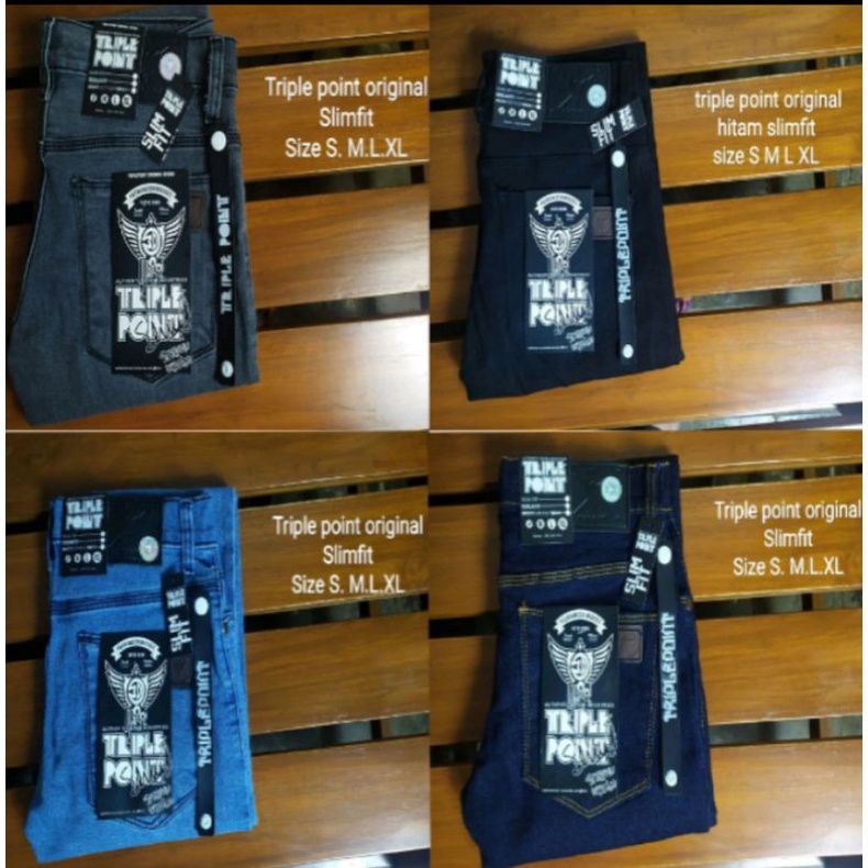 Celana Triple point jeans
