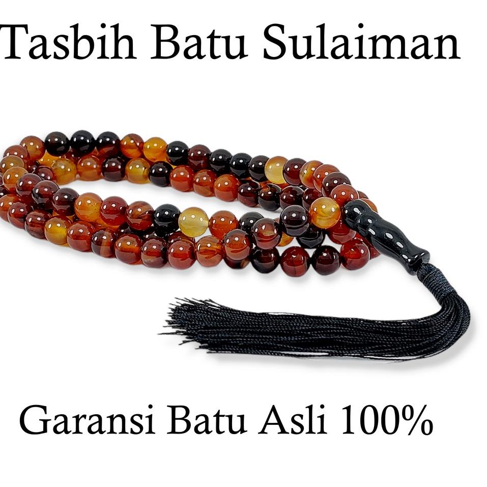 ➫ Tasbih Batu Natural Sulaiman  Asli ♚