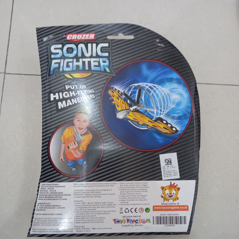 Mainan Anak Cruzer Sonic Fighter