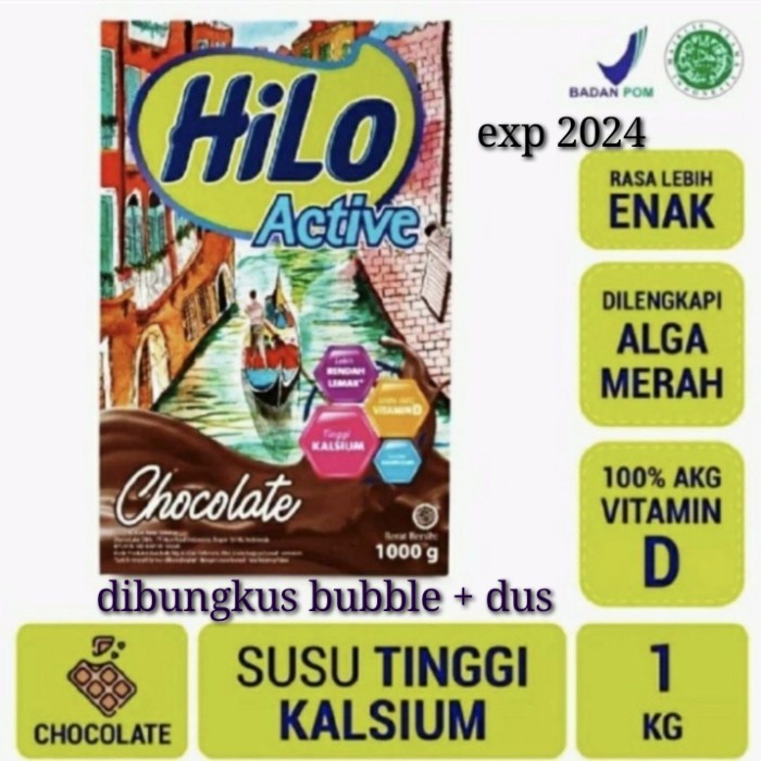 

[ COD ] HiLo Active Chocolate Coklat 1000gr 1000 hr