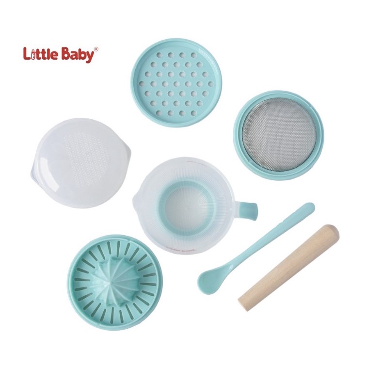 LITTLE BABY Home Food Maker Alat MPASI Ulekan Saringan Bubur Bayi Pembuat Makanan Bayi