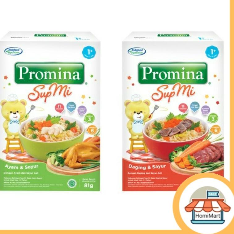 

L80 Makanan Bayi Promina Sup Mie Ayam Sayur & Daging Sayur 12+ / instant instan mie mi noodle porridge fortified cereal New Box120gr READY ャ