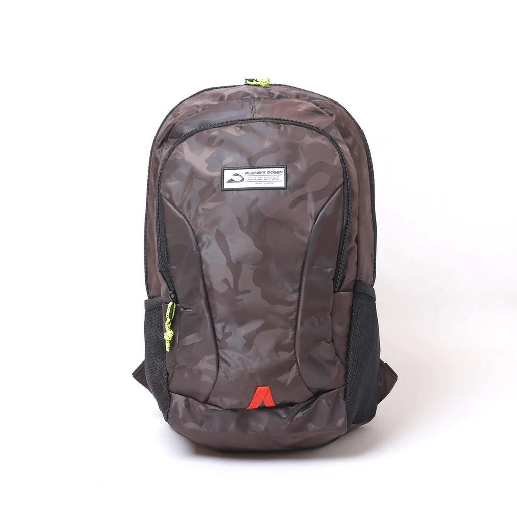 Tas Punggung Ransel Backpack Planet Ocean TPR 527201 Brown Original