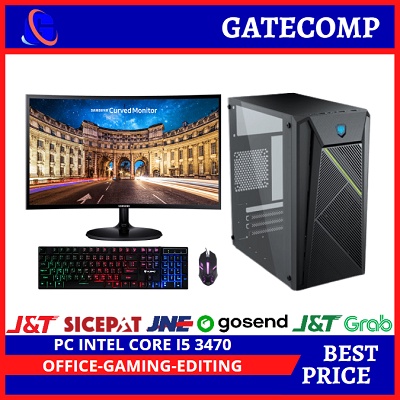 Pc Gaming Intel Core i5 3470 GT 1030 2GB Include 24 Samsung Curved