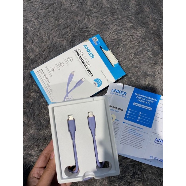 Kabel Charger Anker Flow C to C 3ft