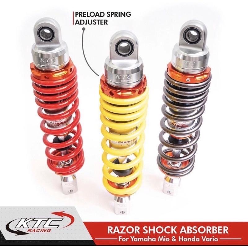 BISA COD/(KTC Racing) Shockbreaker Razor Pro Original 325mm &amp; 300mm Rebound Click Fungsi , Mio | Beat | Scoopy | Vario 110 125 150 160 | Gear | Xeon | Lexi | Xride | Fino | Genio | Spin | Nex | Soul | Mio S Z J | GT | M3 | Skydrive | Freego | Dan Lain Nya