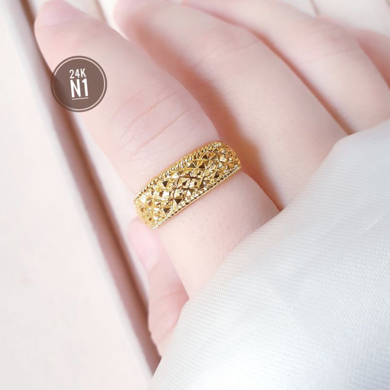 Cincin Dewasa Ukir Xuping 24K Fashion N09022303