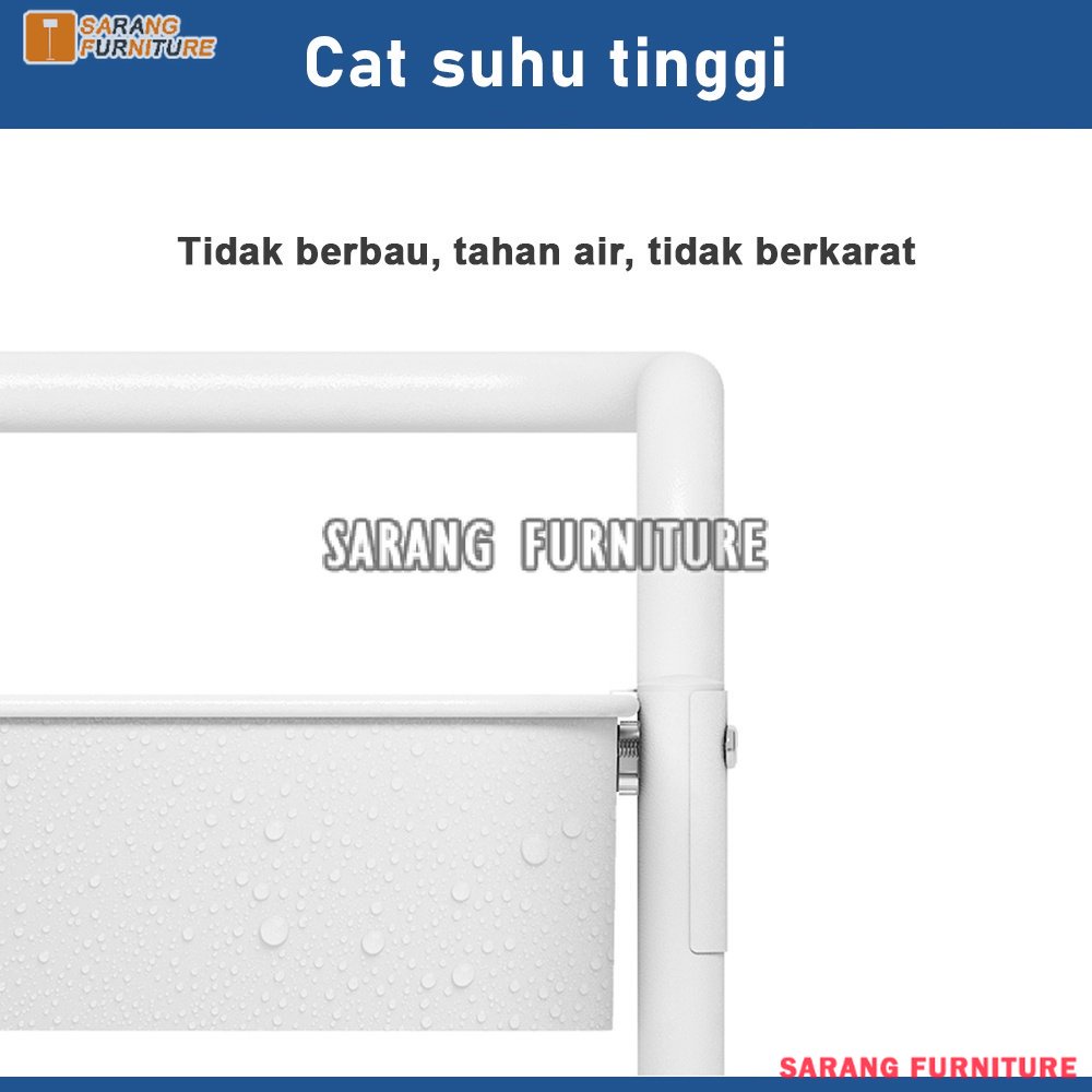 Rak kamar mandi rak susun Rak dapur square rak troli  4 tingkat dengan roda rak kamar mandi rak susun serbaguna rak minimalis