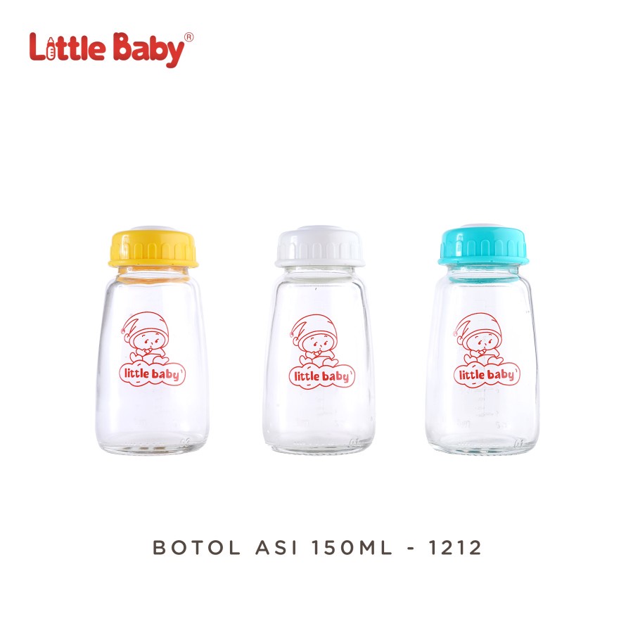 Little Baby Botol Asi Kaca 1212 - 150ml isi 3 / Botol Bayi