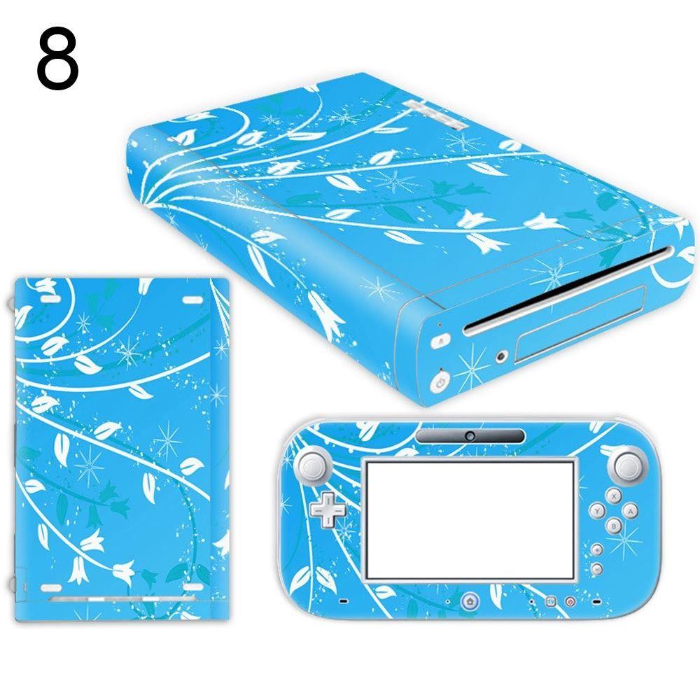 POPULAR Populer Decal Full Set DIY Untuk Skin Nintendo Wii U Untuk Nintendo Wii U