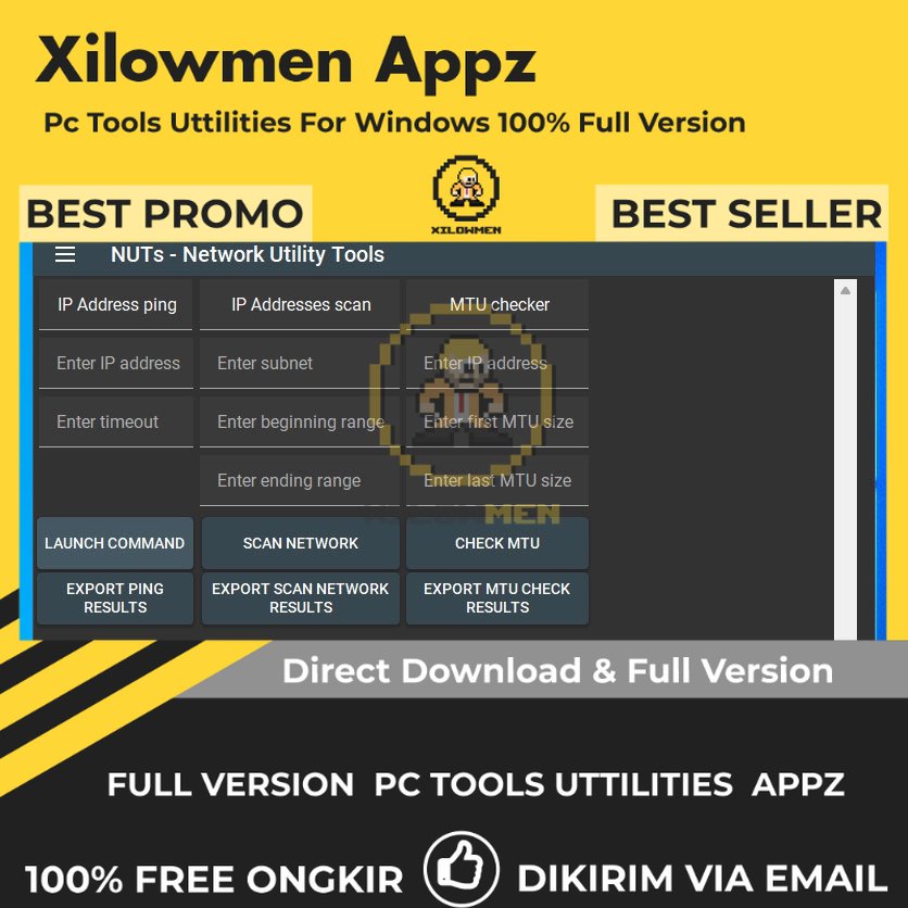 [Full Version] NUTs-Network Utility Tools Pro PC Tools Software Utilities Lifetime Win OS