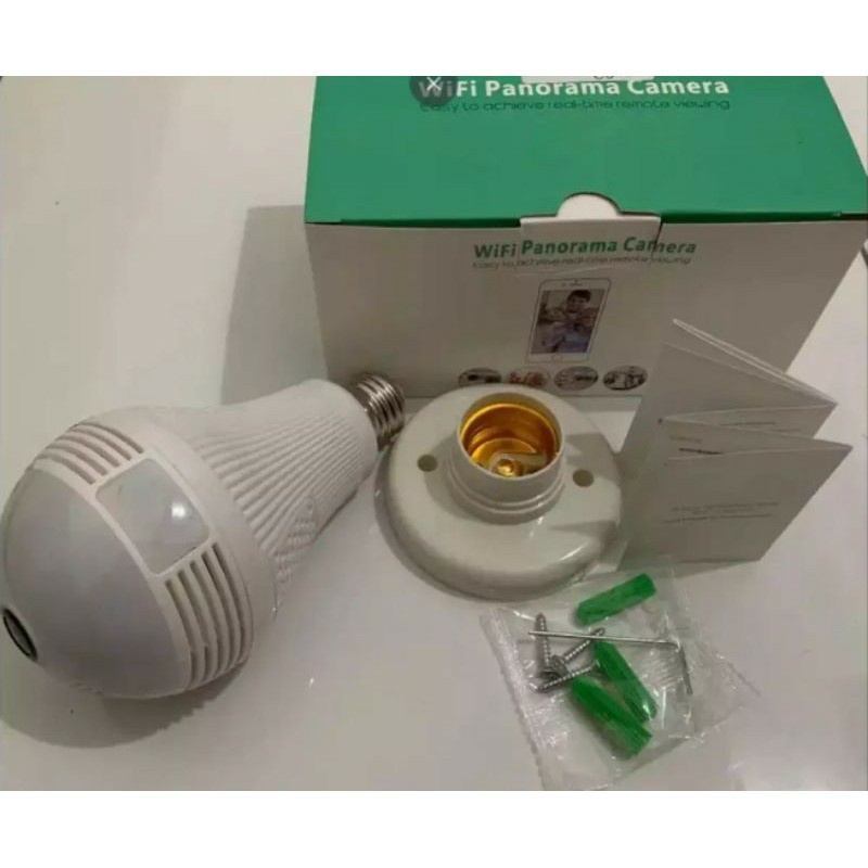 CCTV BOHLAM LAMPU IP CAMERA V380 CCTV LAMPU WIFI WIRELESS MURAH CCTV IP PANORAMIC V380 COD