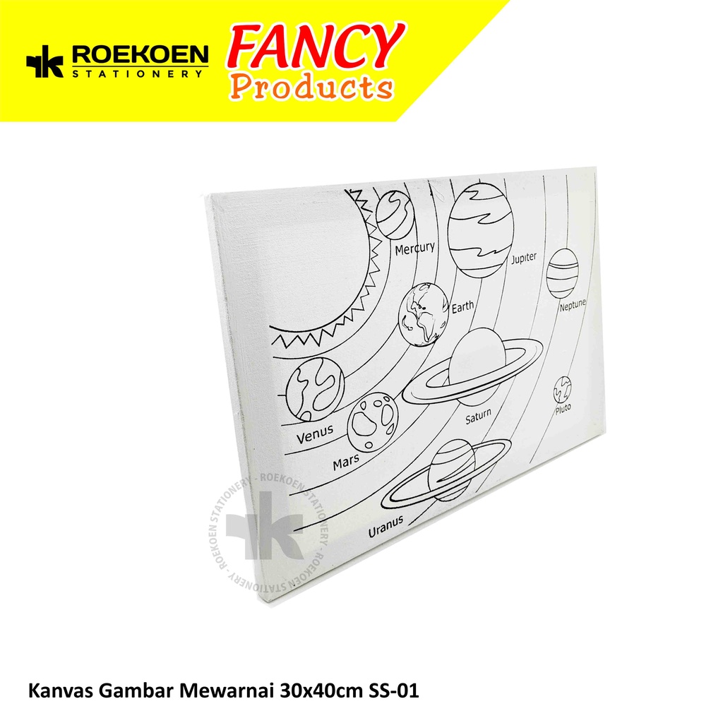 

Tanpa Merk Kanvas Gambar Mewarnai 30x40cm SS-01