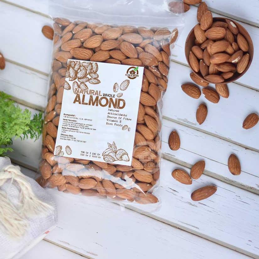 

♘ Raw almond 250 Gr mentah ♡