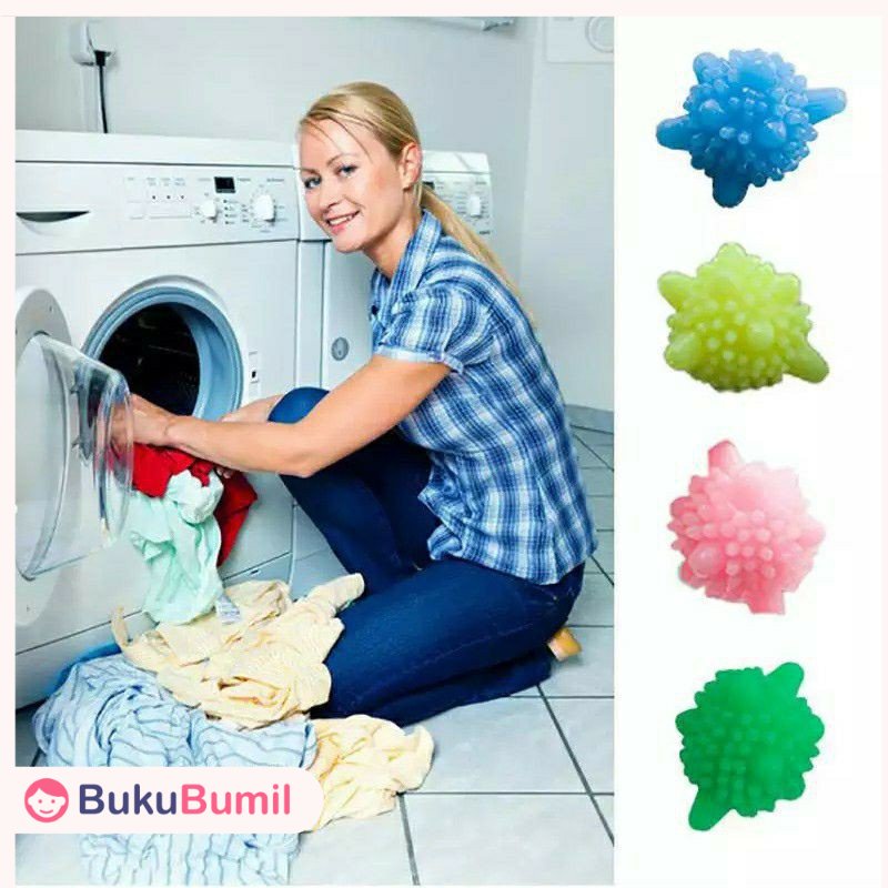 BUBU Home - Korean Style Bola Laundry Magic Ball Loundry Karet Duri Besar Jumbo Untuk Mesin Cuci Ant