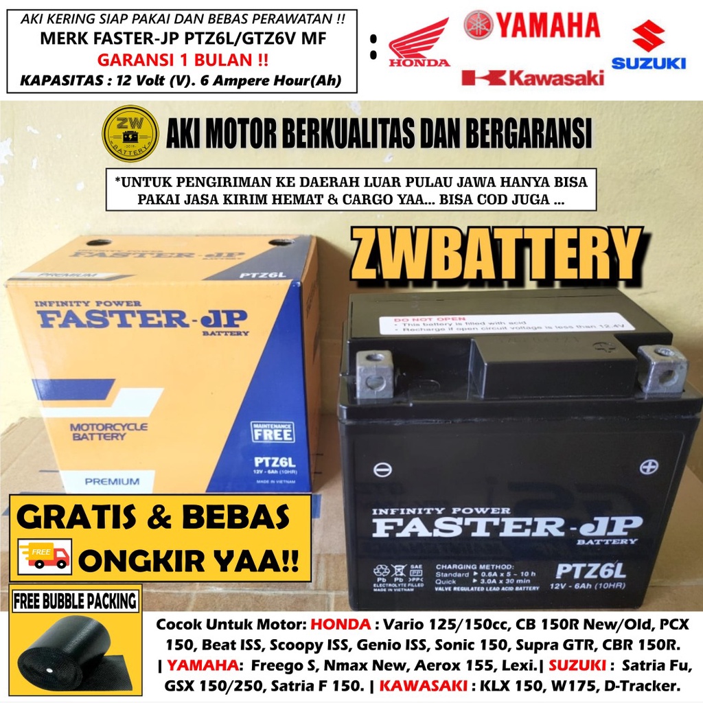 AKI MOTOR BEAT ISS, SCOOPY ISS, GENIO ISS, VARIO 150 ISS GTZ6V FASTER JP MF