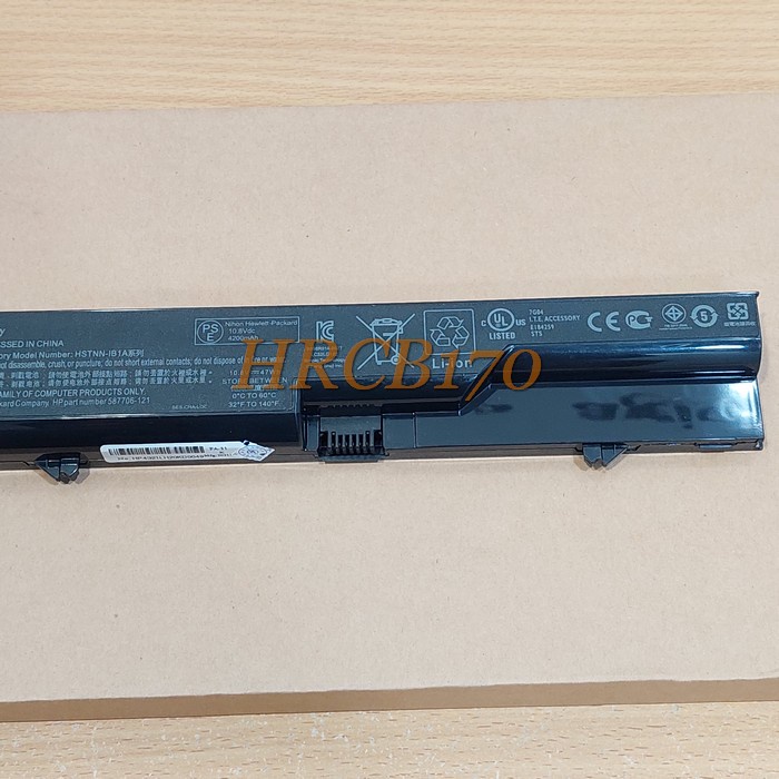 Baterai Hp Probook 4420S 4421S 4425S 4320 4321 4326 Compaq Cq320 Cq420 PH06 -HRCB